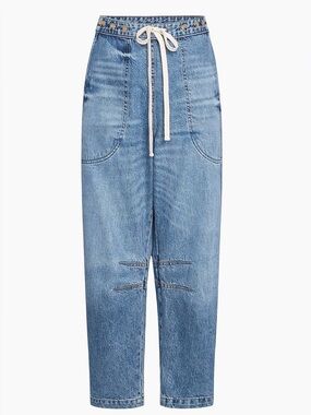 TWP Jetties Beach Barrel-Leg Jeans